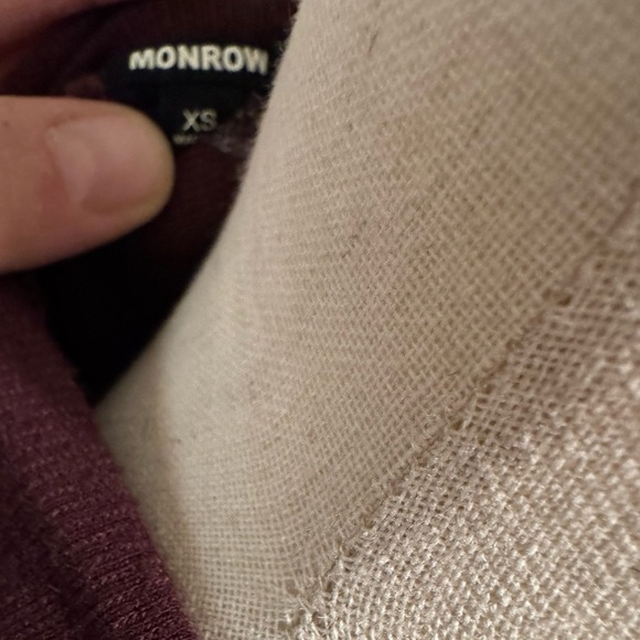 Monrow Revolve Supersoft Long Sleeve V Dress - Picture 2 of 8